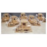 6 wood truck/ cribbage boards- 6'H 18'L