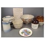 Gp Red Wing, etc. pottery incl 11'D paneled