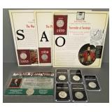 9 U.S. silver 1/2 dollars incl 7- 90%; 2- 40%