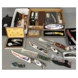 Large group knives incl Buck, NRA, etc most