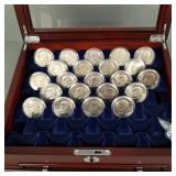 WWII Eisenhower dollar collection with historical