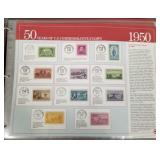 Album of incomplete U.S. Commemorative Stamps-