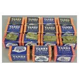 15 vintage Authenticast miniature tank models w/