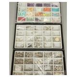 3 trays incl stone & metal beads, charms (trays