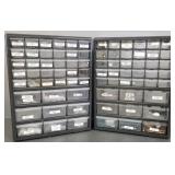 2 multi-drawer cabinets w/ some stone beads,