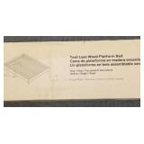 Platform bed frame & 2 flat screen TV's -