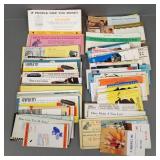 Lg gp asst advertising blotters- mostly MN related