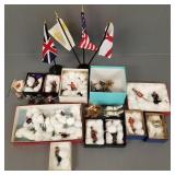 Gp miniature soldier, etc. figures incl Lasset,