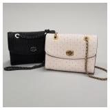 2 Coach 'Parker' studded leather shoulder bags-