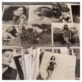 Collection vintage press photos incl pin ups,