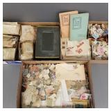 Large group assorted vintage foreign stamps