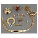 Gp gold filled jewelry incl rings, bracelets, etc.