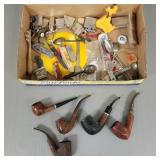 Group small collectibles incl lighters, knives,