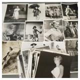 Collection vintage press photos incl pin ups,