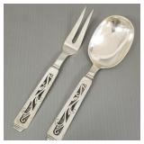 2 Danish silver serving pieces- 1939- w/