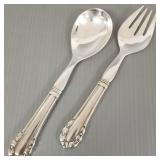 2 pc Georg Jensen sterling silver Lily of Valley