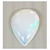 One Ethiopian opal, pear shaped cabochon- 3.9ct