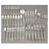 43 pcs Grand Baroque sterling silver flatware-