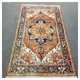 Handmade oriental rug- 4' x 7'