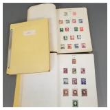 3 stamp albums w/ vintage stamps: 2 Germany &