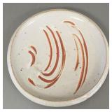 Warren MacKenzie 13' tray w/ finger swipe design-