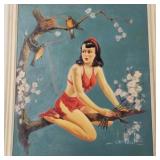 Brown & Bigelow artist signed Deckard oil painting