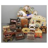 14 organ grinder, etc music boxes incl