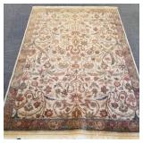 Wool oriental pattern rug- 90' x 60'