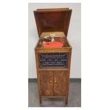 Antique Brunswick floor model phonograph