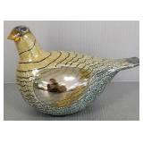 Oiva Toikka Iittala glass bird- 6'H 9 1/2'W