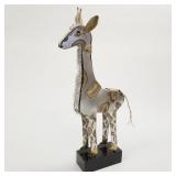Karen Kaisler modern giraffe sculpture 'One Who