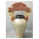 Michael Macone pottery artisan vase- 20'H 13'W