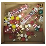 Group vintage, etc dice- some are casino