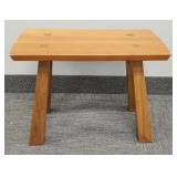 Stickley cherry bench/ table- 16'H 22'W 12'D