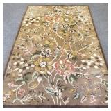 Contemporary floral pattern area rug- 95' x 60'