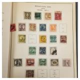 2 vintage US stamp albums w/ stamps incl