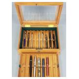 5 fountain pens & 8 mechanical pencils/