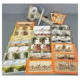 Antique stereo viewer w/ Minnesota, etc stereo