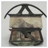 Gail Bakutis ceramic lidded vessel-