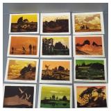 Gp hand painted Elton Bennett note cards in