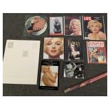 Collection of memorabilia on Marilyn Monroe incl.