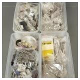 Group NOS, etc metal jewelry findings incl