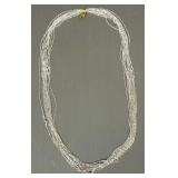 Ten 30' sterling silver chains- 48.7g total