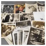 Approx 50 vintage photos incl celebrity,