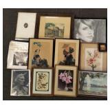 Gp prints & paintings incl some woodblocks, etc.