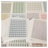 Gp 4, 5 & 6 cent stamp sheets: approx. 8
