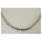 Italy sterling designer style fancy chain necklace