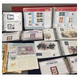 5 albums of U.S. Commemorative stamps, 1