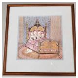 P. Buckley Moss pencil signed litho 'Girls Club'-