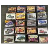 20- 125th scale models- hot rods, muscle cars,